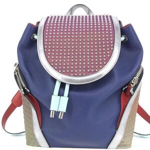 Christian Louboutin Explorafunk Spiked Leather Backpack - Like New